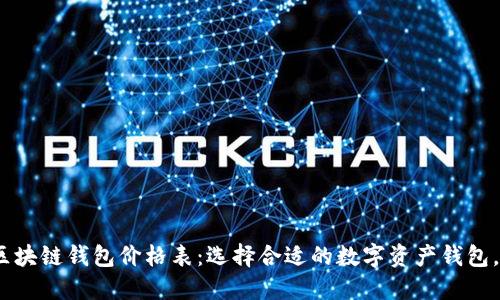 2023年最新区块链钱包价格表:选择合适的数字资产钱包,让投资更安全